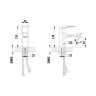 Смеситель для раковины Lemark Plus Shape LM1706C Смеситель для раковины Lemark Plus Shape LM1706C