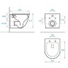 Подвесной унитаз Koller Pool Round RN-0520-RW белый Подвесной унитаз Koller Pool Round RN-0520-RW белый