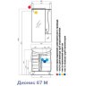 Зеркальный шкаф АКВАТОН Дионис М правый Зеркальный шкаф АКВАТОН Дионис М правый